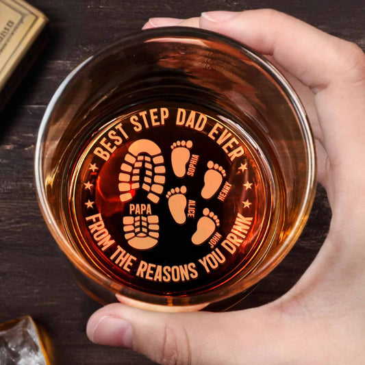 Best Step Dad Ever, Footprints Design
