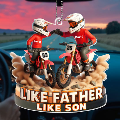 Like Father Like Son, Motorcycles And Racing Gear