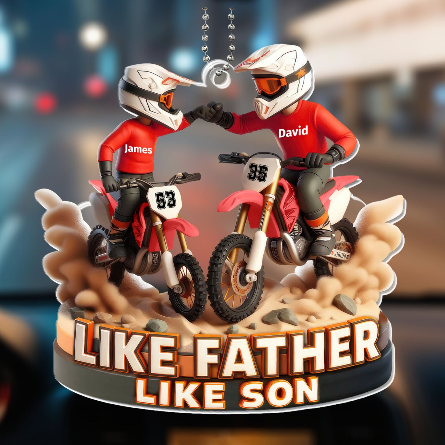 Like Father Like Son, Motorcycles And Racing Gear