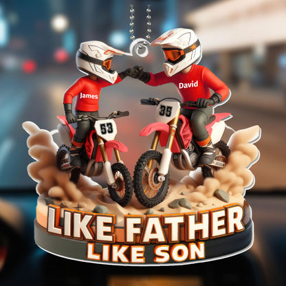 Like Father Like Son, Motorcycles And Racing Gear