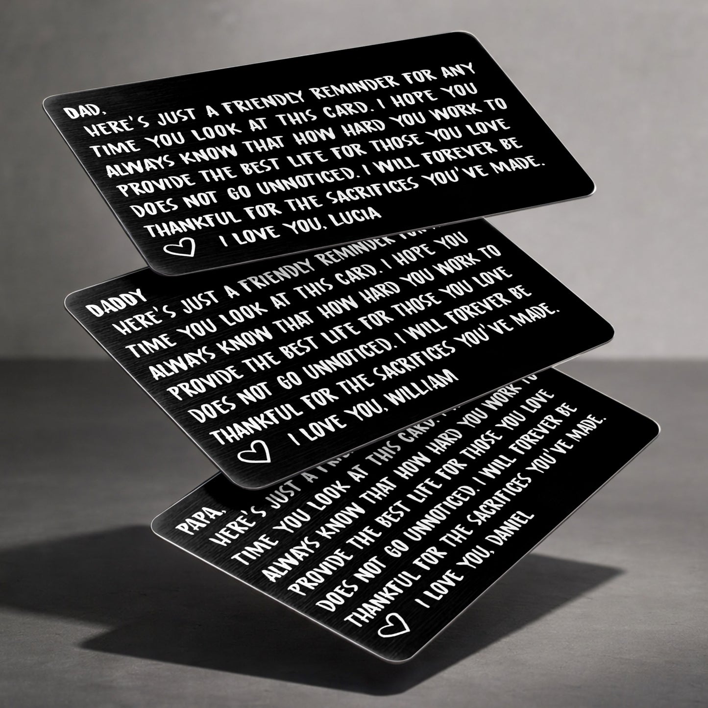 Friendly Reminder For Dad, Expressing Love and Gratitude