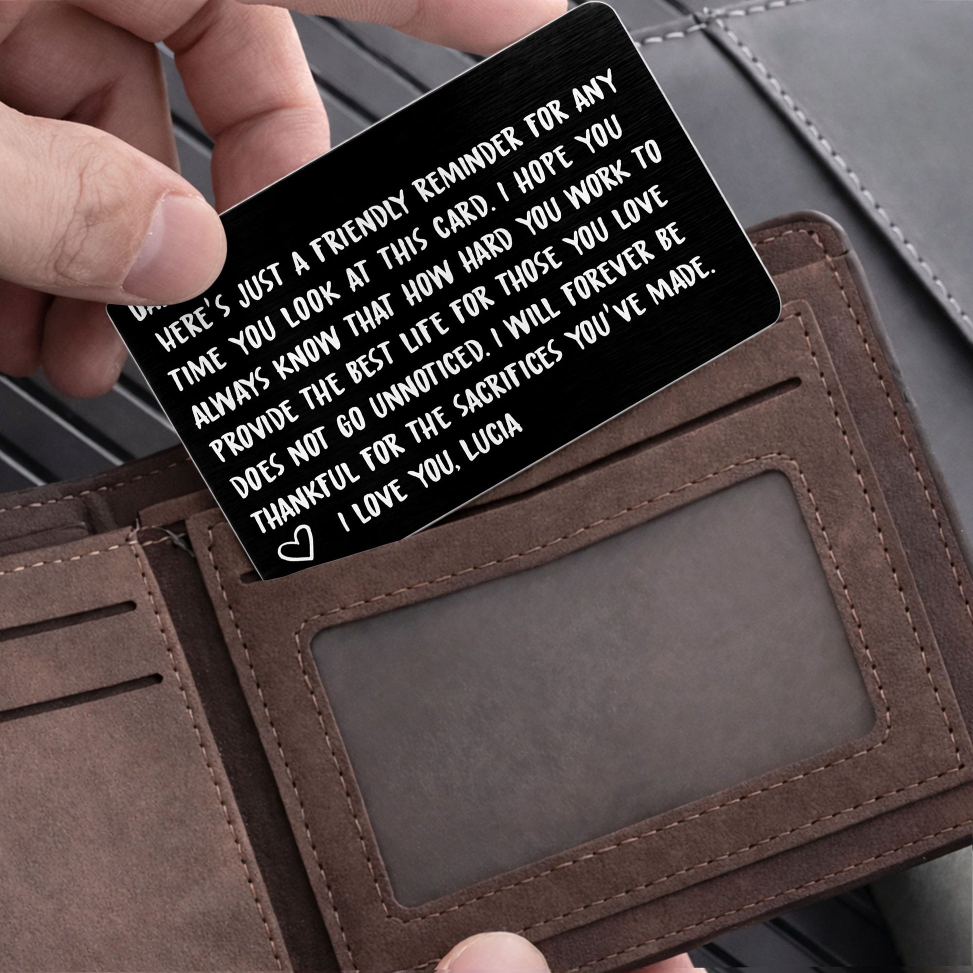 Friendly Reminder For Dad, Expressing Love and Gratitude