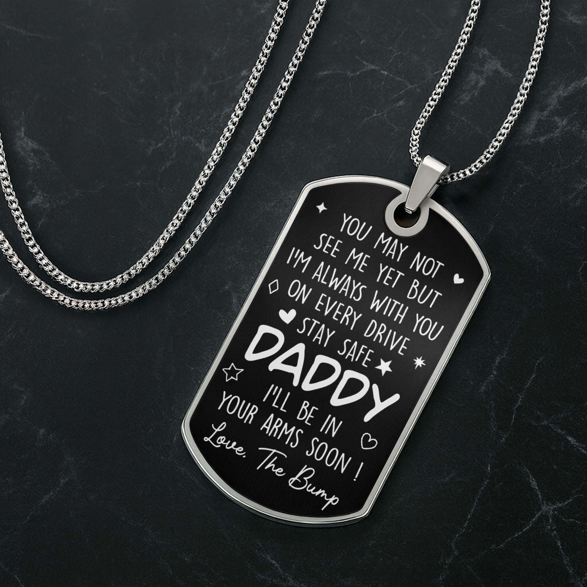 Stay Safe Daddy, I'll Be In Your Arms Soon, Ultrasound Image