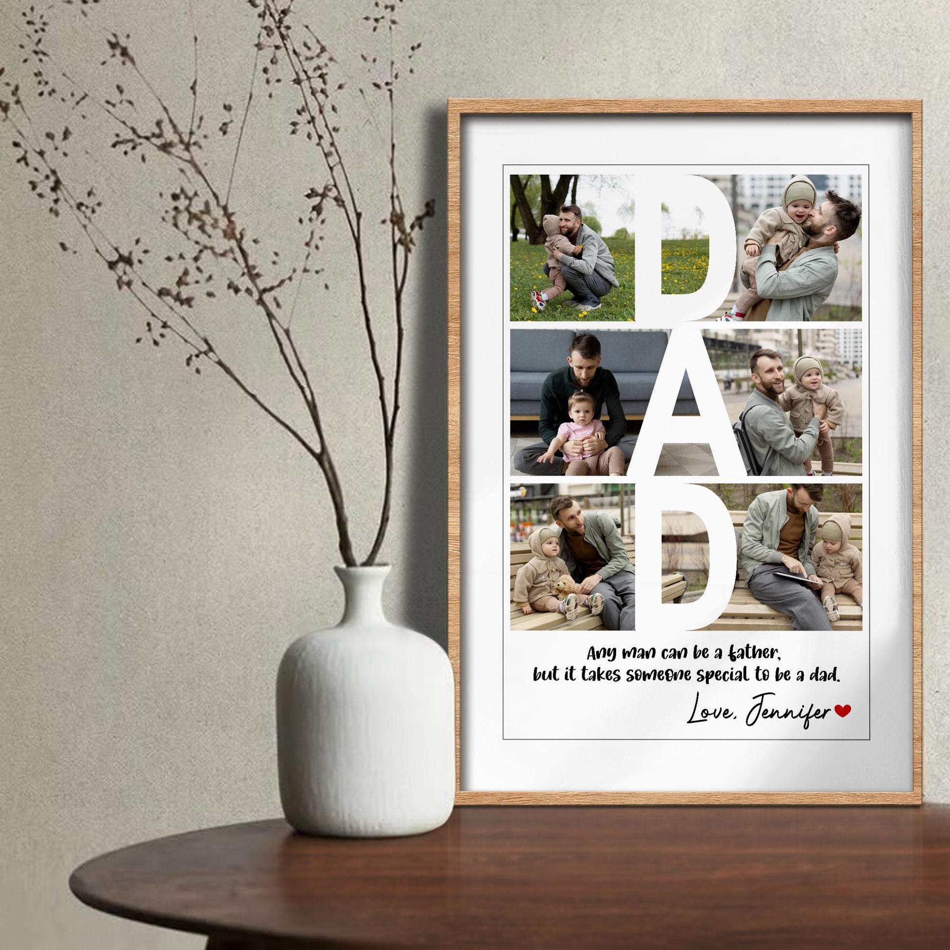 Special Dad, Love From [Custom Name], Family Photos