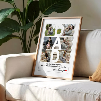 Special Dad, Love From [Custom Name], Family Photos