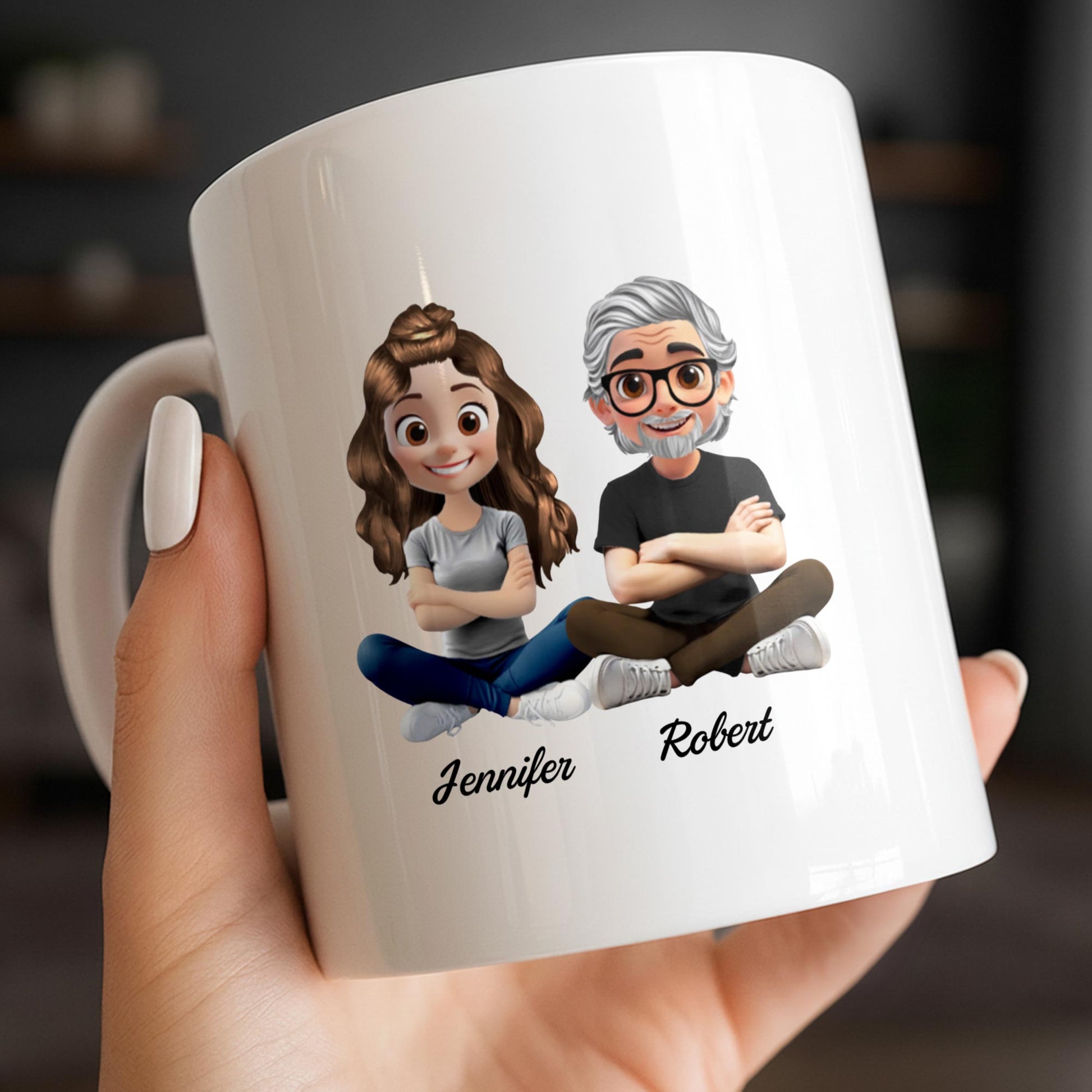 Capture Your Special Moments With Cartoon Couple