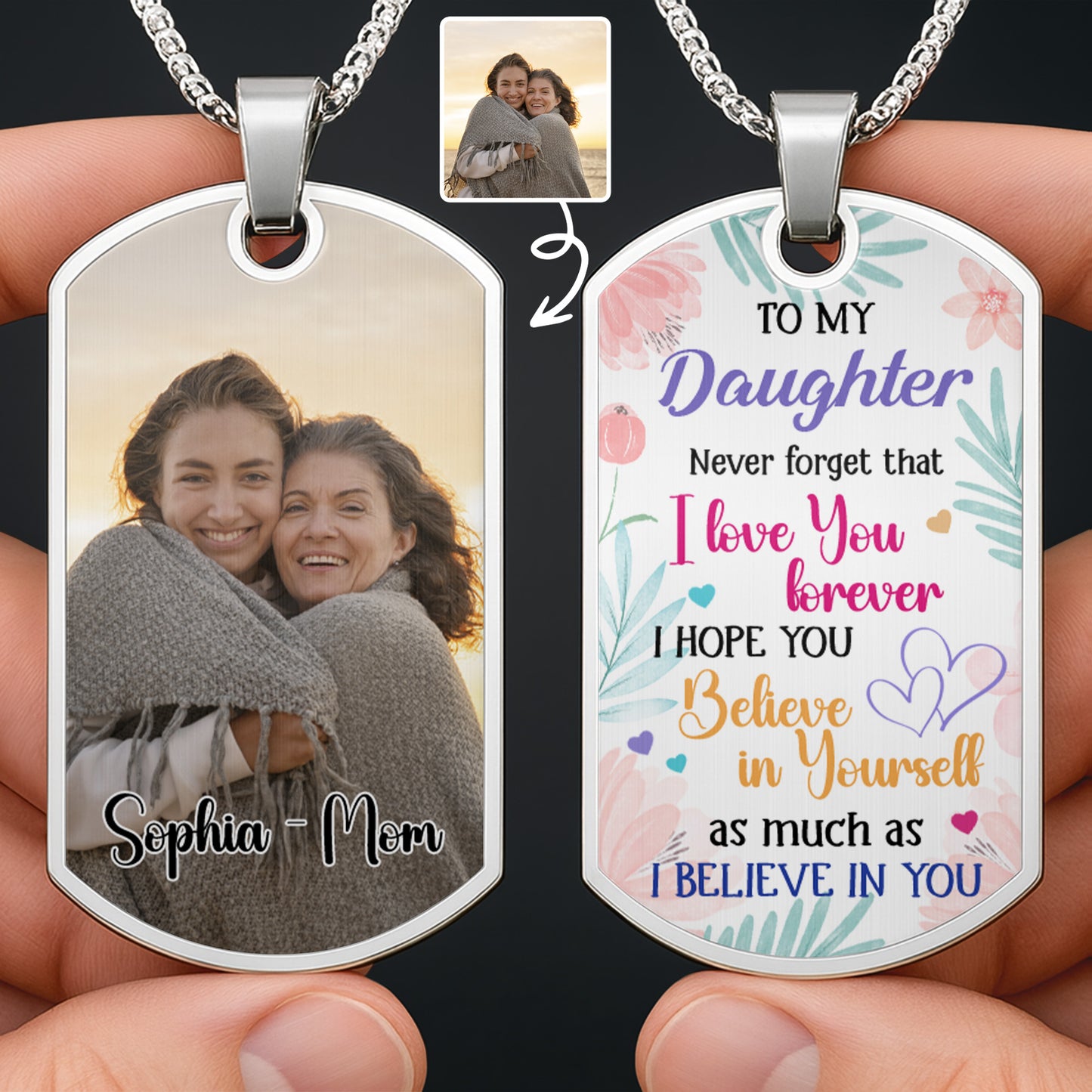 Cherish Every Moment Together, Photo And Custom Text