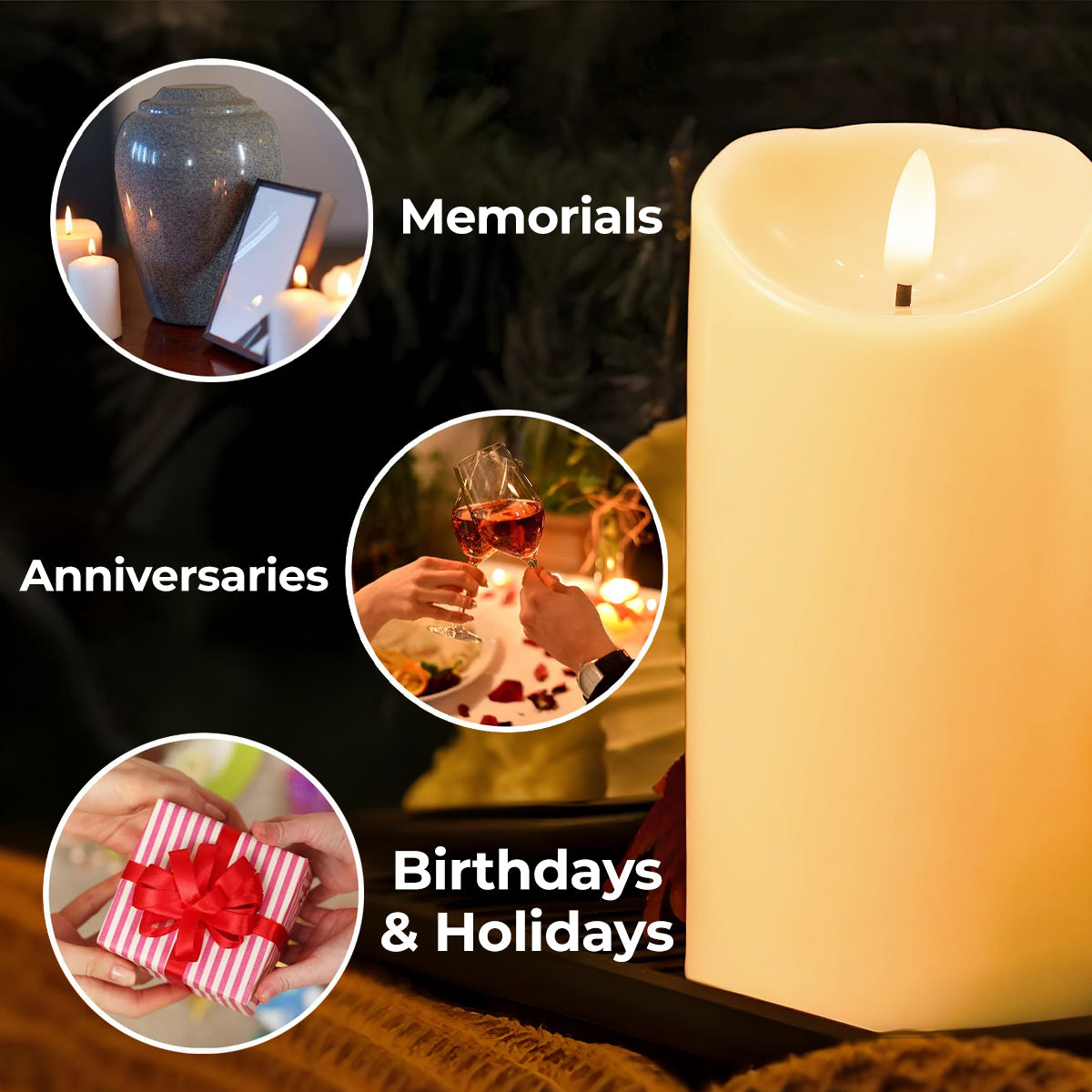 Lighting Up Your Precious Moments LED Candle