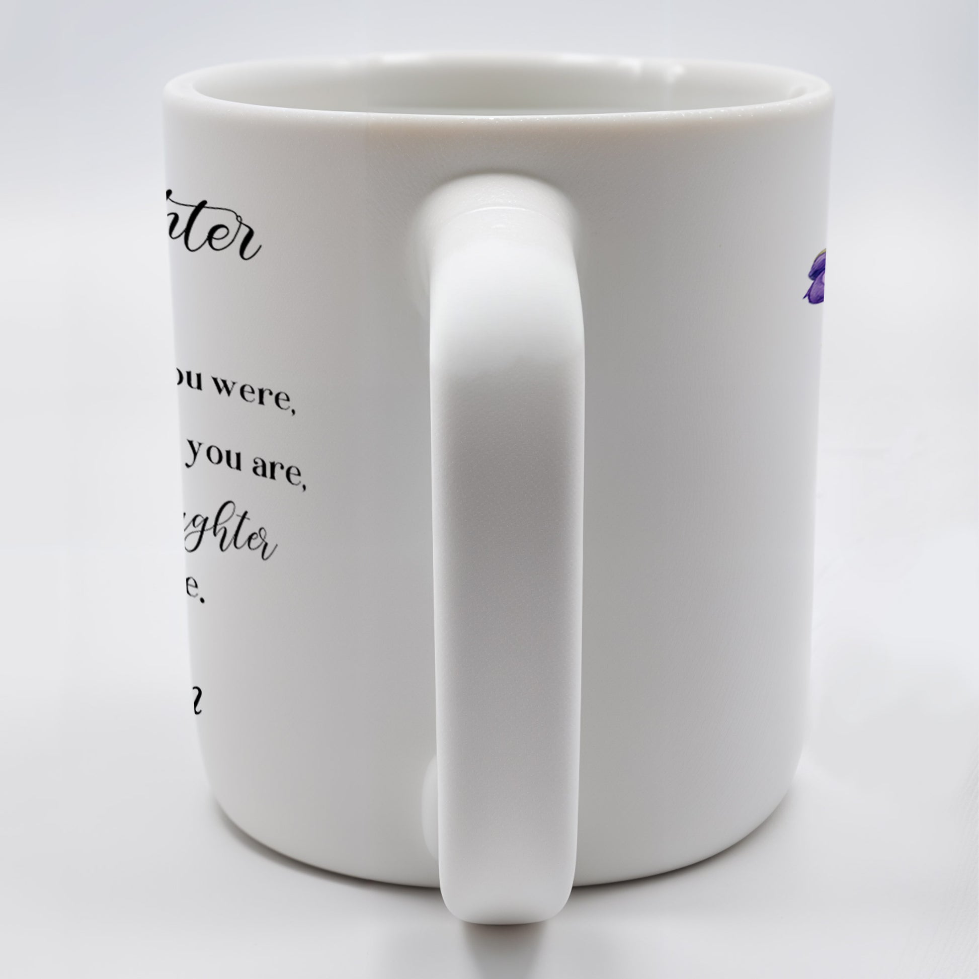 Precious Daughter Special Woman Love Mom Pansy Design