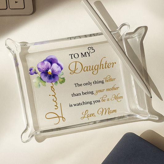 To My Daughter, Love From Mom, Beautiful Floral Design