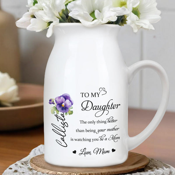 To My Daughter Watching You Be A Mom With Flowers