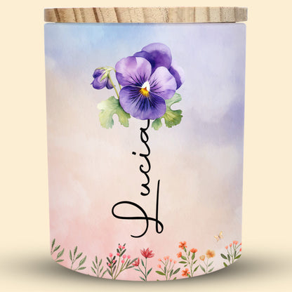 To My Daughter, Love From Mom, Butterfly And Flowers
