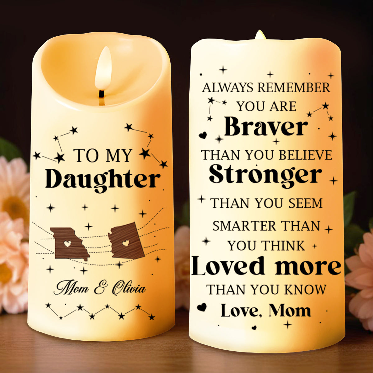 Always Remember You Are Braver, Stronger, Smarter, Heart and Stars