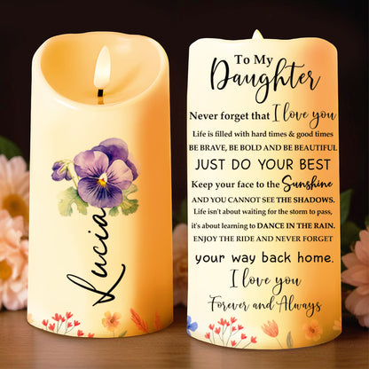 Sunshine And Flowers Inspirational Message For Daughter