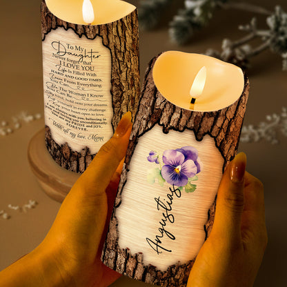 To My Daughter Pride And Joy Forever With Flowers