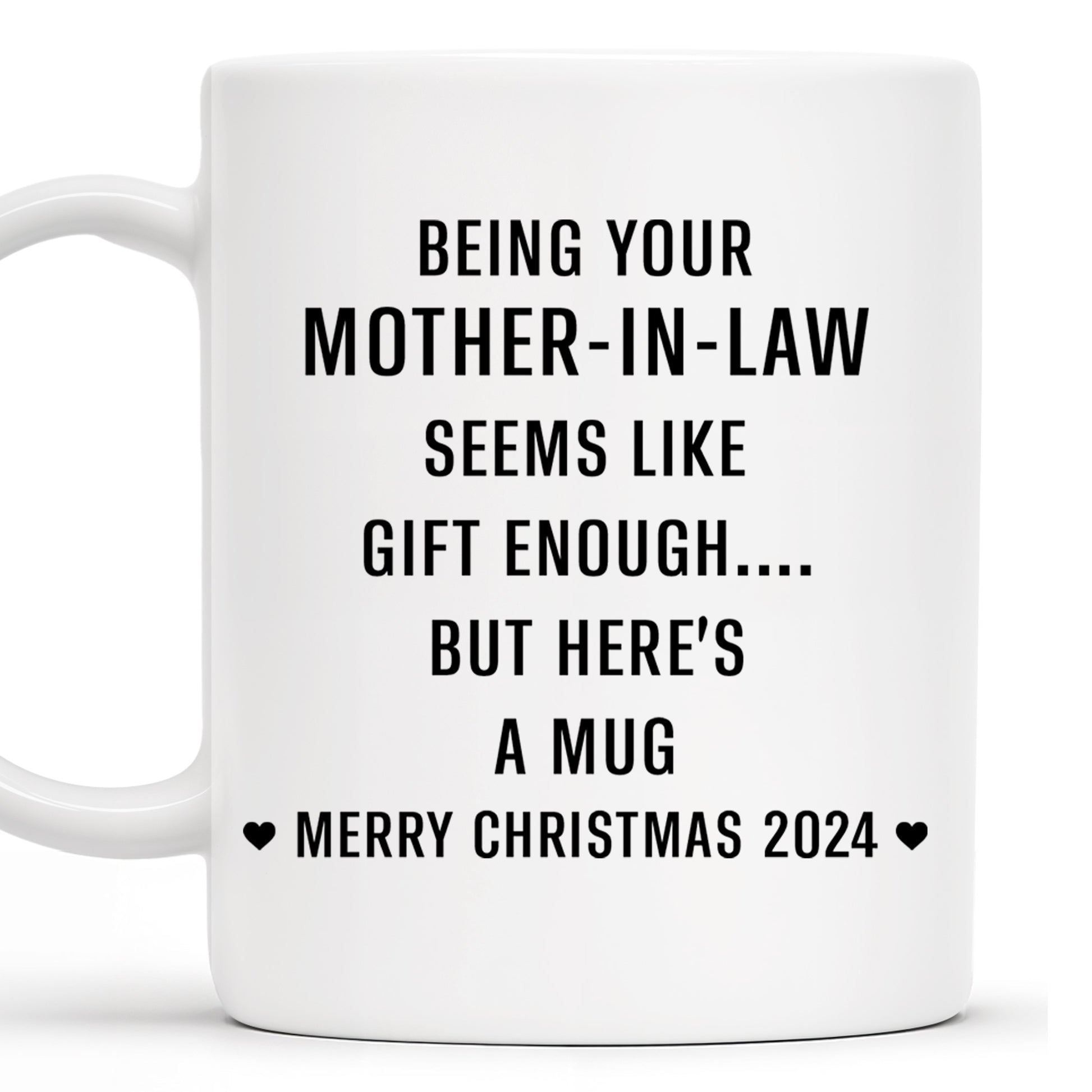 Merry Christmas Mother-In-Law Mug With Heart