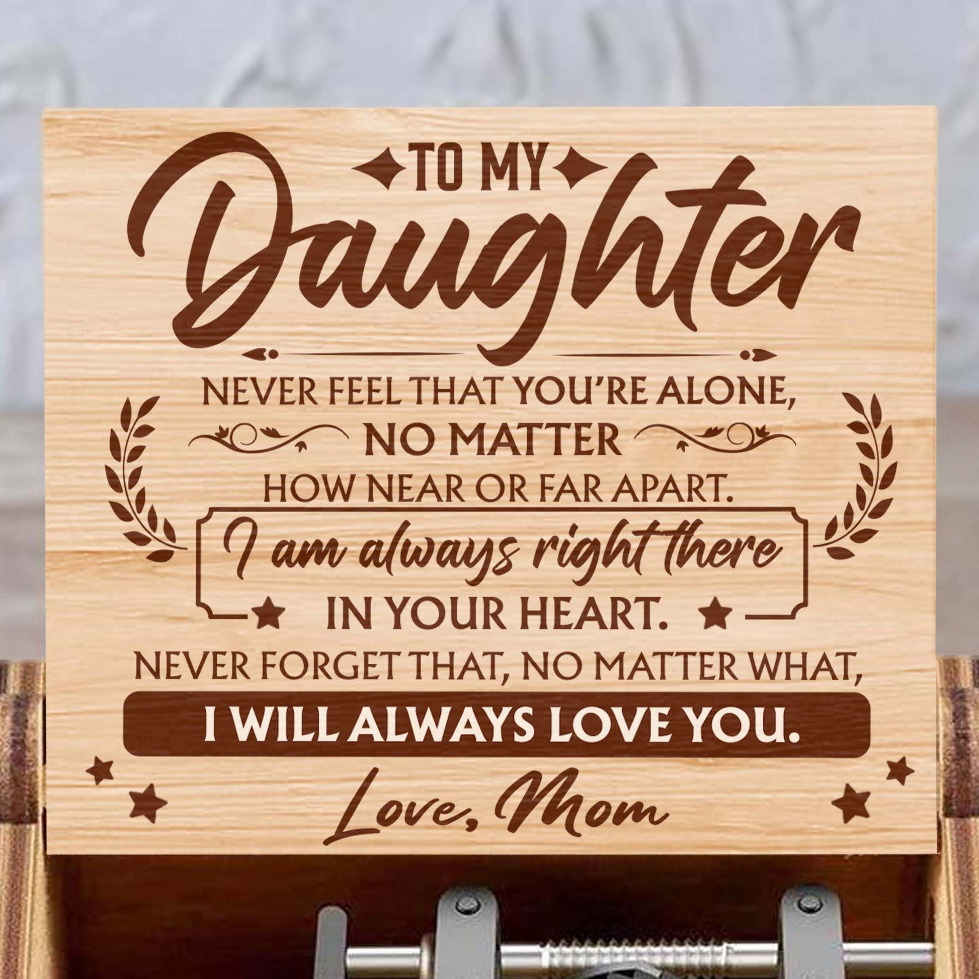 I Will Always Love You Message For Daughter With Hearts And Stars