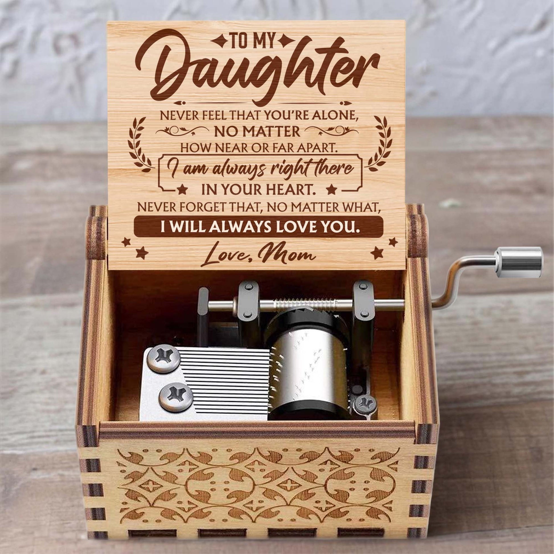 I Will Always Love You Message For Daughter With Hearts And Stars