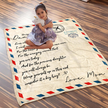 A Big Hug Love Note To My Daughter With Postal Marks