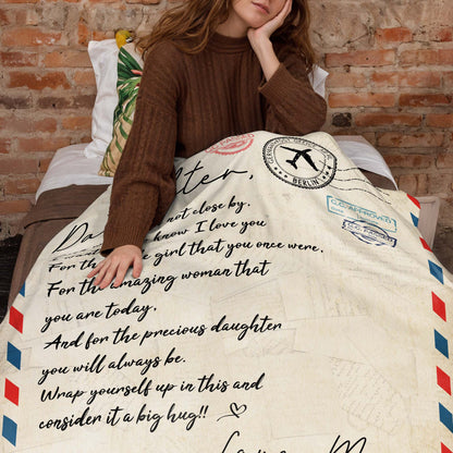 A Big Hug Love Note To My Daughter With Postal Marks
