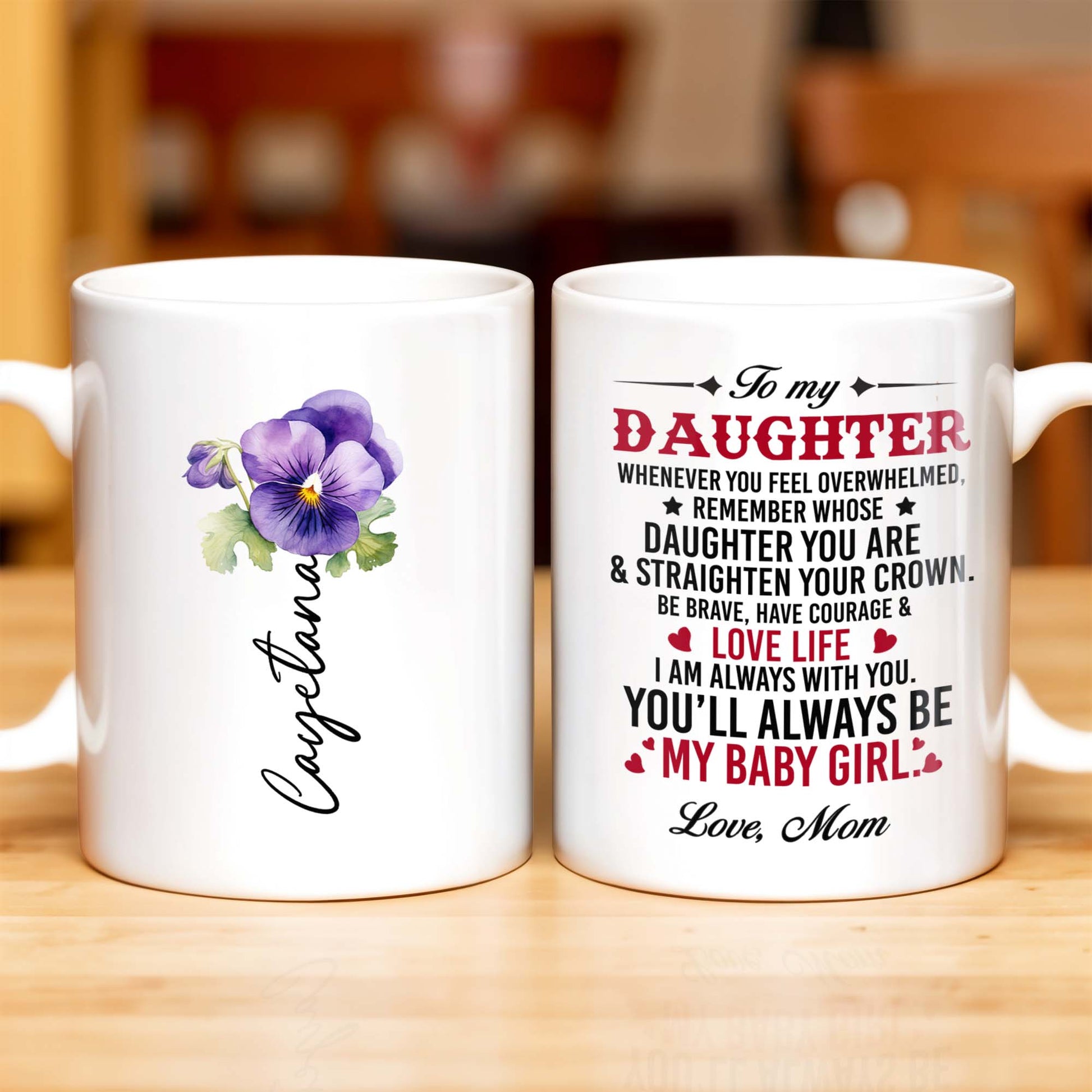Courage And Love Message From Mom To Daughter