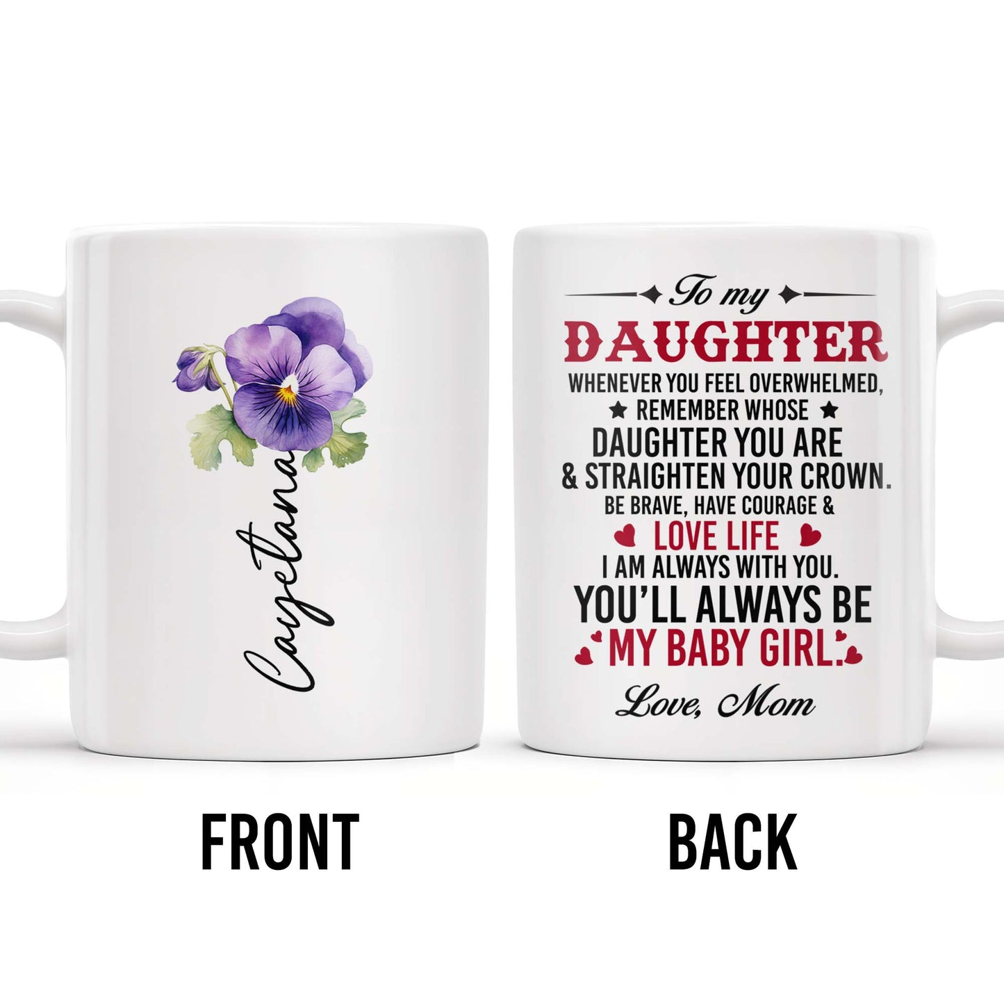 Courage And Love Message From Mom To Daughter