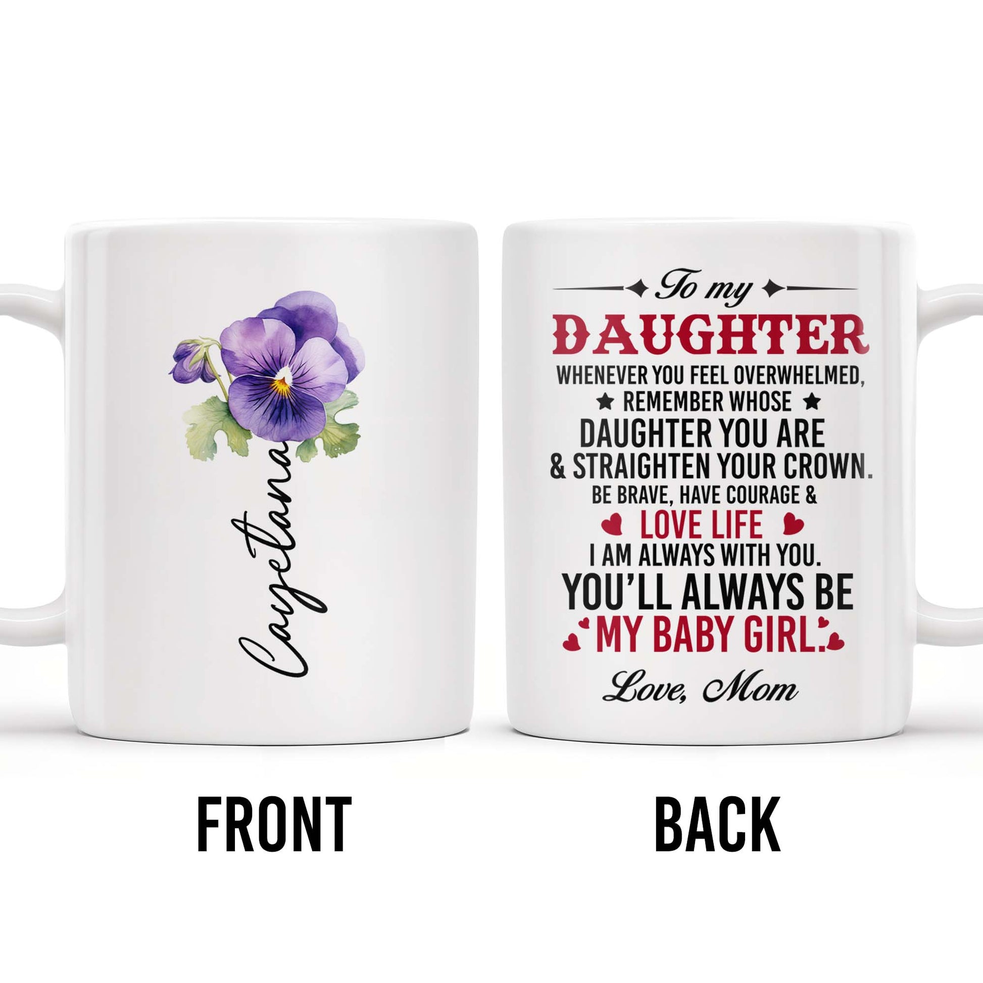 Courage And Love Message From Mom To Daughter