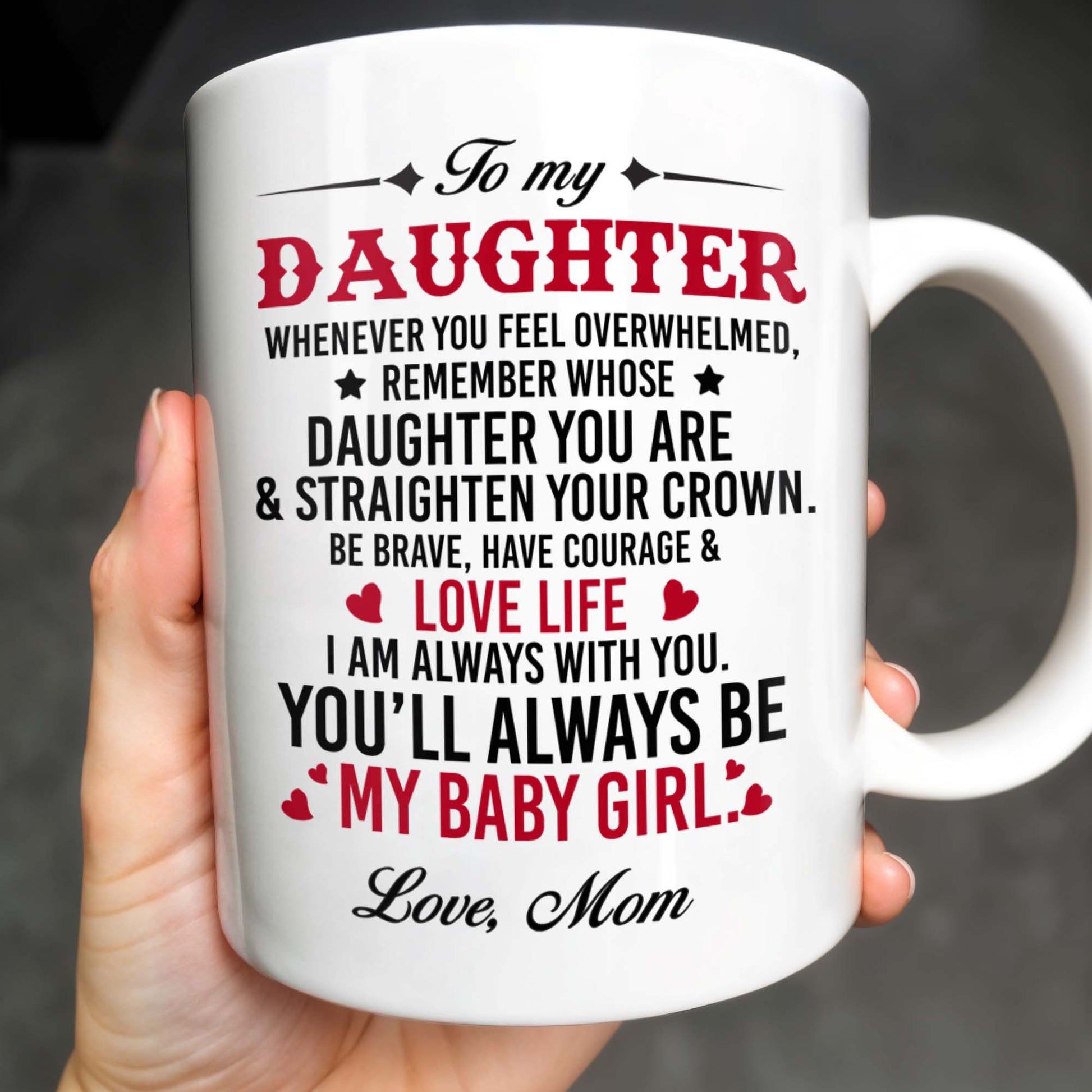 Courage And Love Message From Mom To Daughter