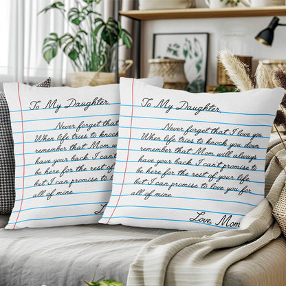 Love You Forever, Mom's Promise, Lined Paper Design