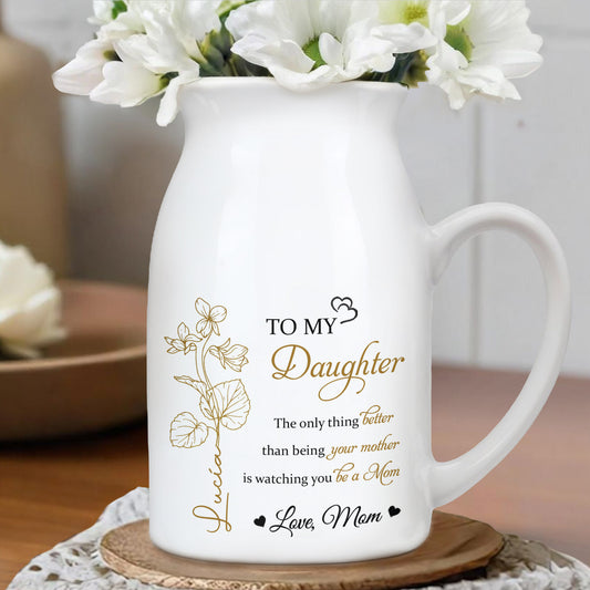 Mother To Daughter Love And Flowers Emotional Message