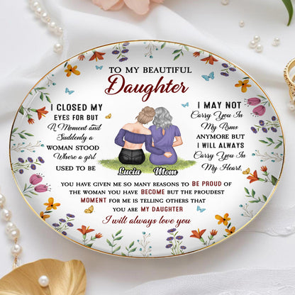 To My Beautiful Daughter, Flowers And Butterflies