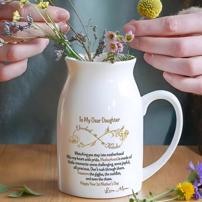 To My Dear Daughter Watching You Step Into Motherhood, Flowers