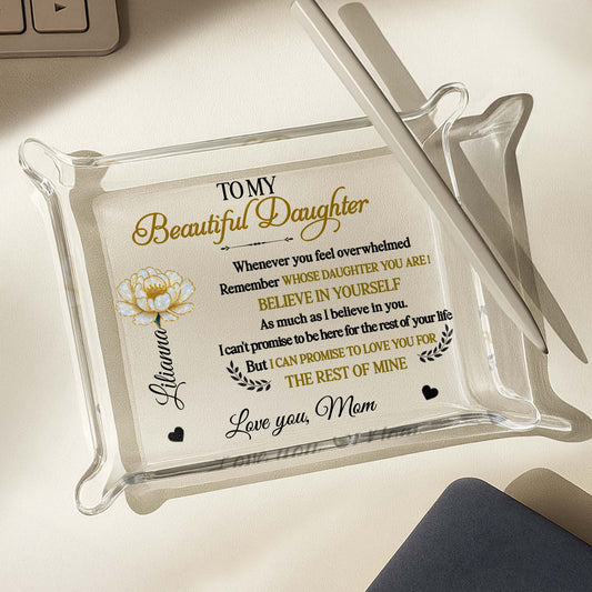 To My Beautiful Daughter, Flower Heart Design