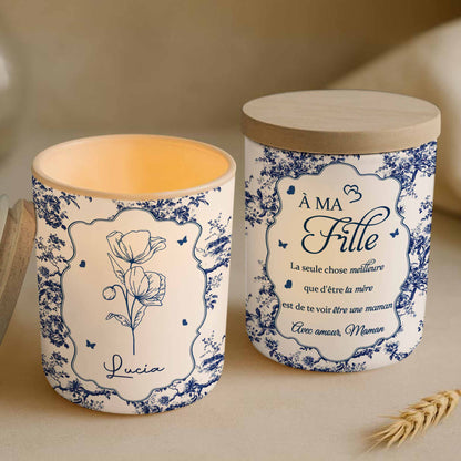 Celebrate Every Moment With Classic Florals And Butterflies - Personalized Custom Glass Jar With LED - DAU154_LEJAR
