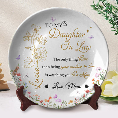 TO MY Daughter In Law, The Only Thing Better Than Being Your Mother-In-Law, Flowers And Butterflies