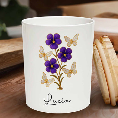 Unforgettable Beauty With Elegant Flowers And Butterflies