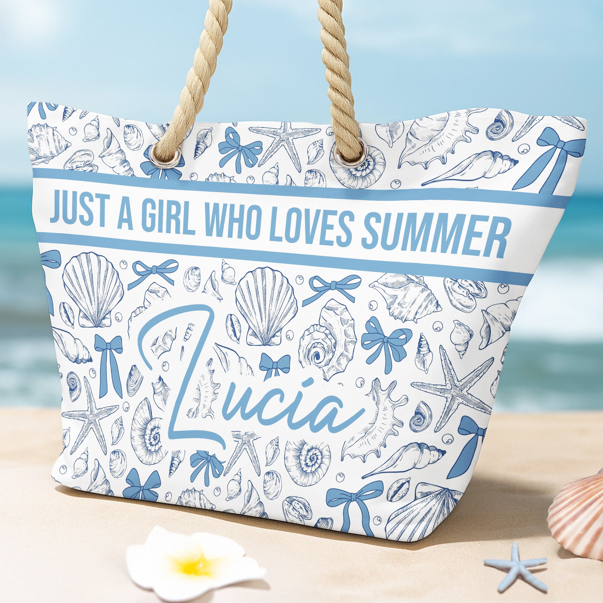 Just A Girl Who Loves Summer, Shells and Starfish