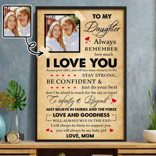 To My Daughter Always Remember How Much I Love You