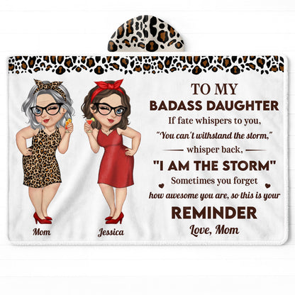To My Badass Daughter, Leopard Print and Dresses