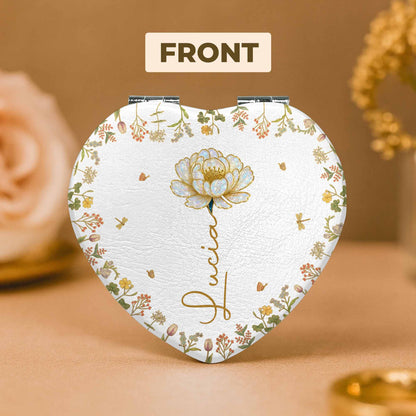 Celebrate A Special Flower Theme With This Compact Mirror