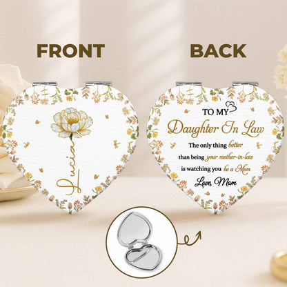 Celebrate A Special Flower Theme With This Compact Mirror