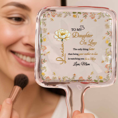 To My Daughter-In-Law, Love Mom, Beautiful Floral Design