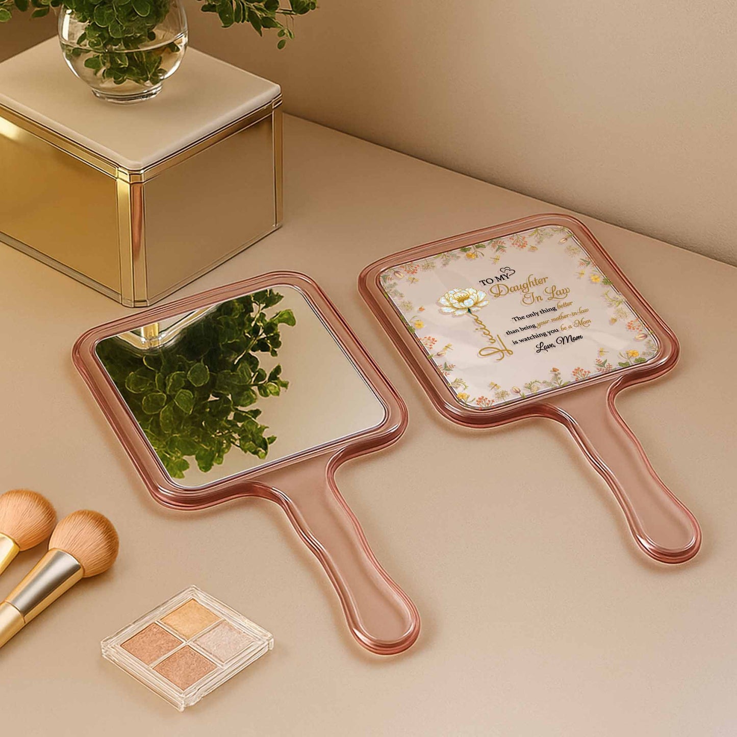 To My Daughter-In-Law, Love Mom, Beautiful Floral Design