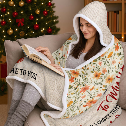 To My Daughter, Love You Forever, Flowers and Hearts Design