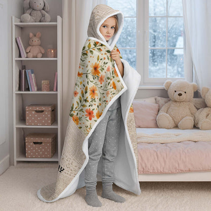 To My Daughter, Love You Forever, Flowers and Hearts Design