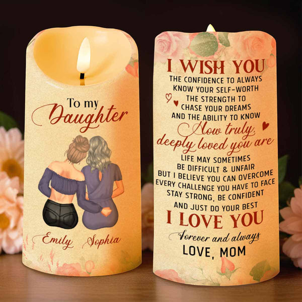 To My Daughter, Love Mom, Flowers