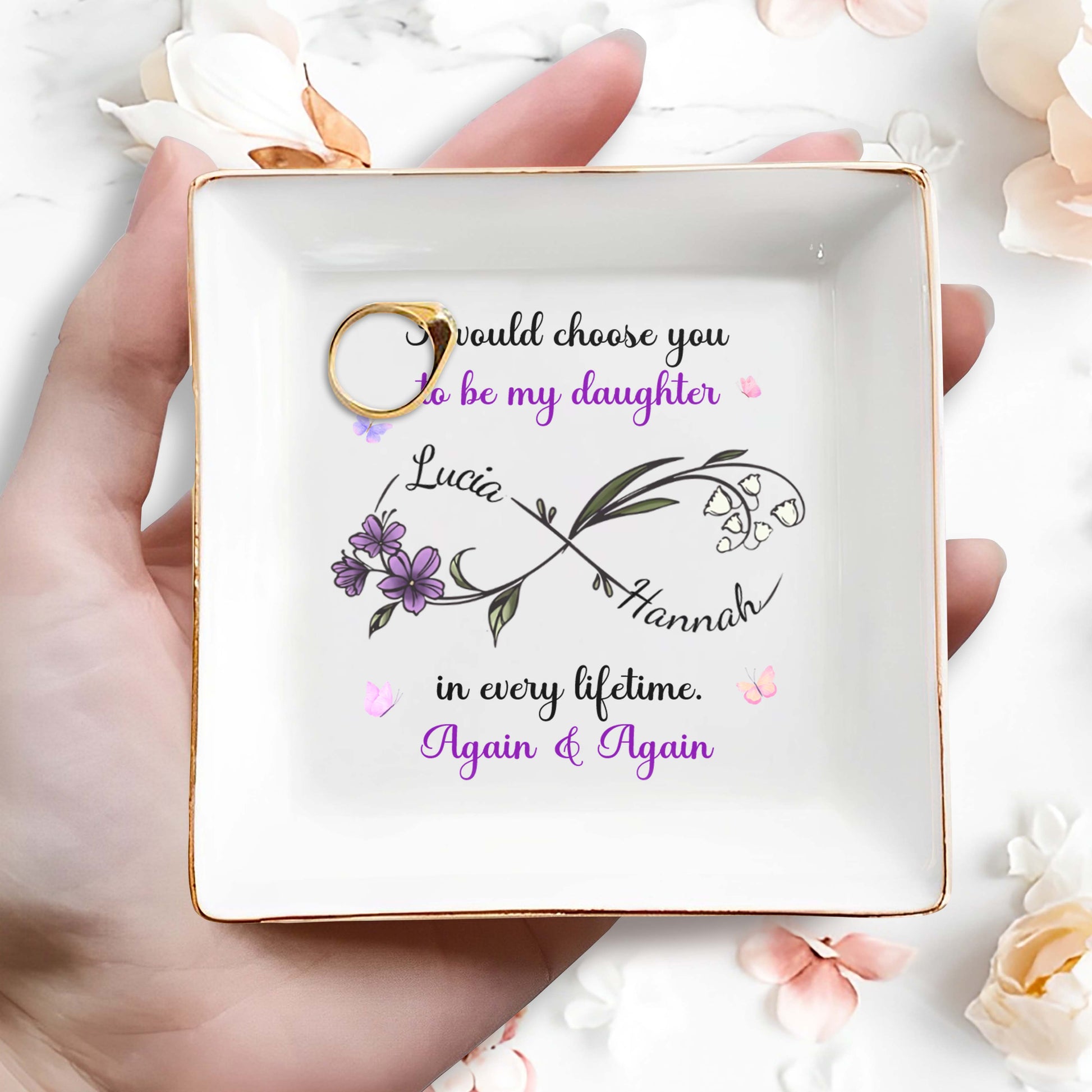 I Would Choose You To Be My Daughter, Flowers Design