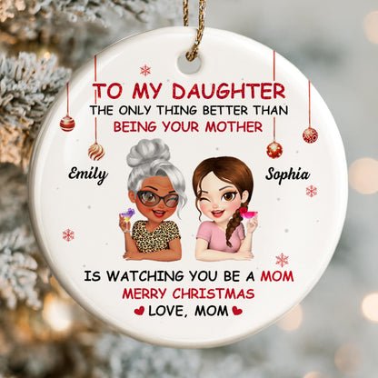 To My Daughter, Mother Watching You Be A Mom