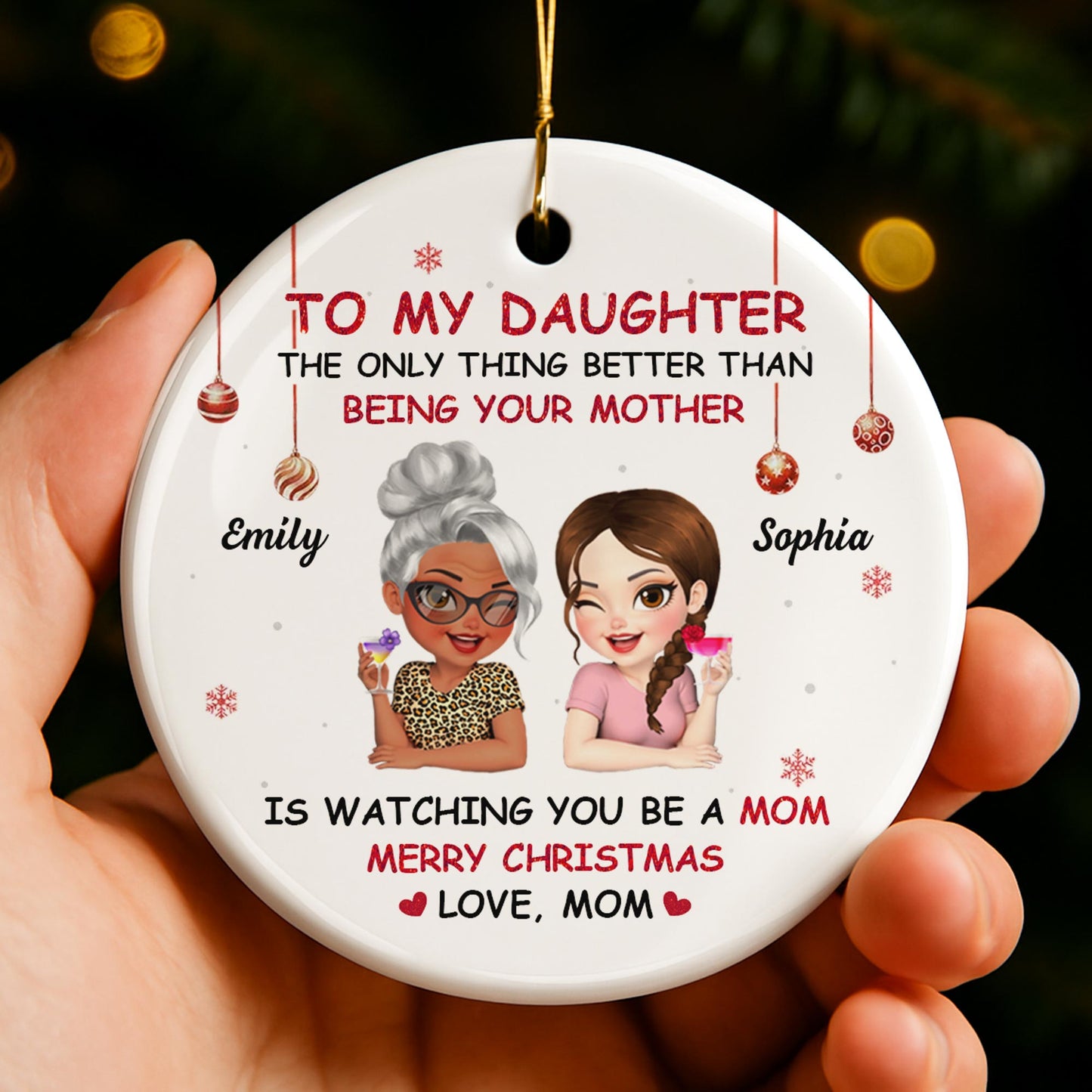 To My Daughter, Mother Watching You Be A Mom