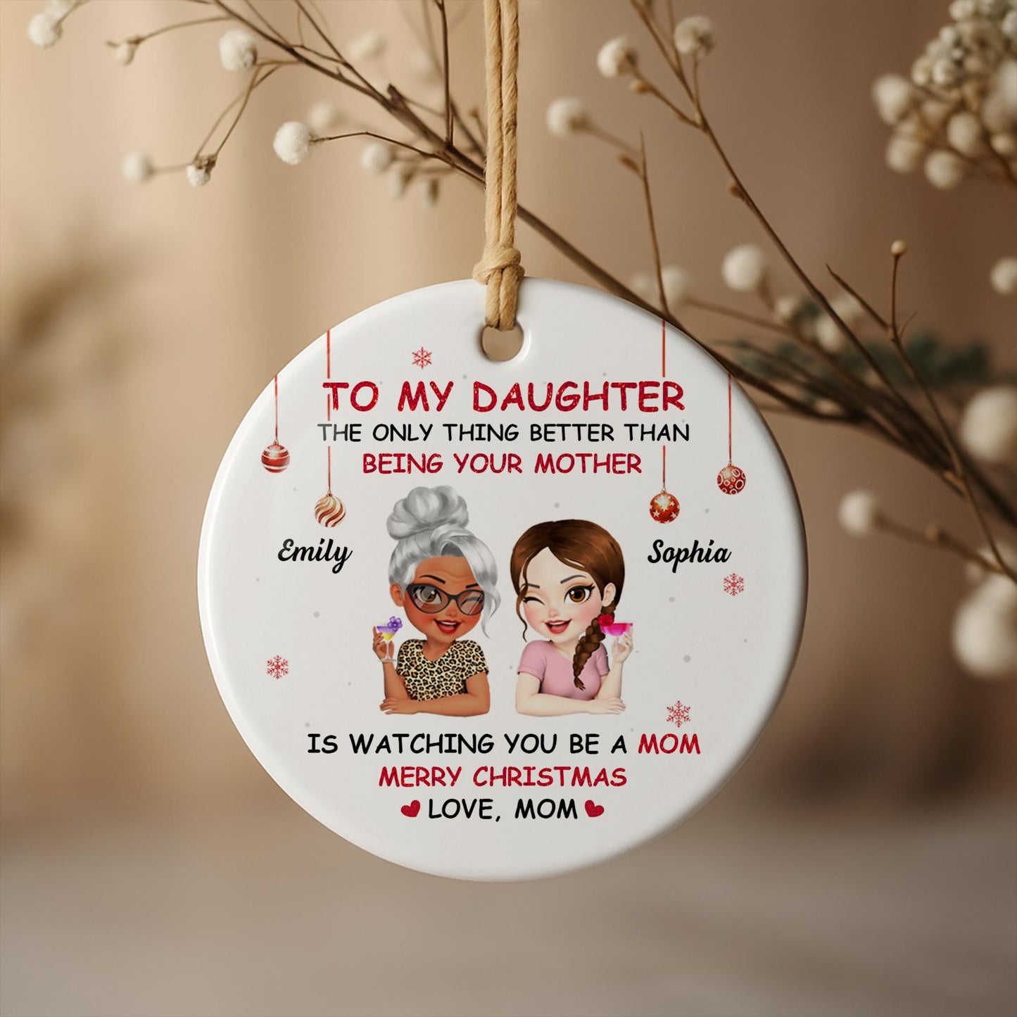 To My Daughter, Mother Watching You Be A Mom